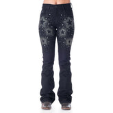 CALÇA JEANS FEMININA TEXAS FARM - 607 - TX. RODEO STAR BLACK