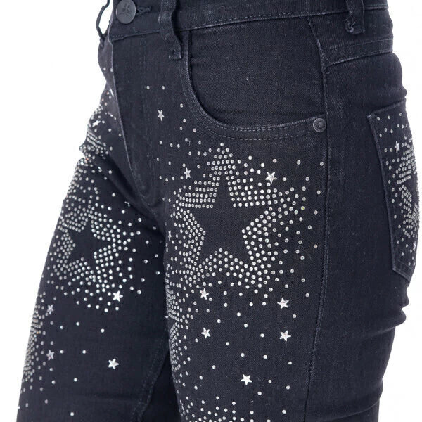 CALÇA JEANS FEMININA TEXAS FARM - 607 - TX. RODEO STAR BLACK