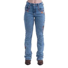 CALÇA JEANS FEMININA TEXAS FARM - 2389 -VITALITY UMBER