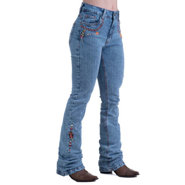 CALÇA JEANS FEMININA TEXAS FARM - 2389 -VITALITY UMBER