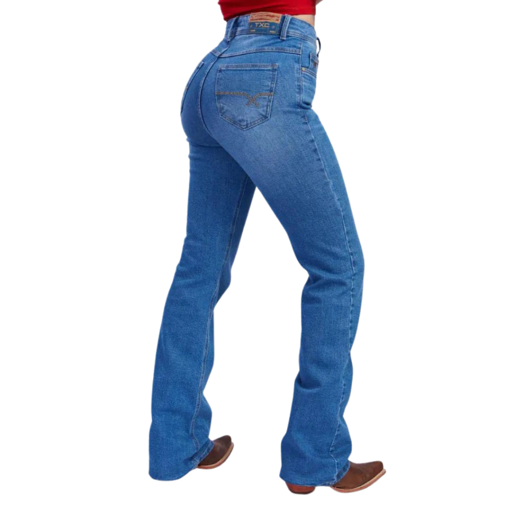 CALÇA JEANS FEMININA TXC - 2423 - CUSTOM BOOT CUT DENIM